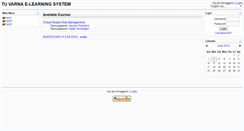 Desktop Screenshot of e-learning.tu-varna.bg