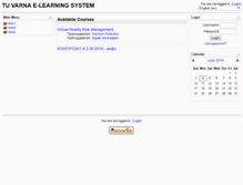 Tablet Screenshot of e-learning.tu-varna.bg